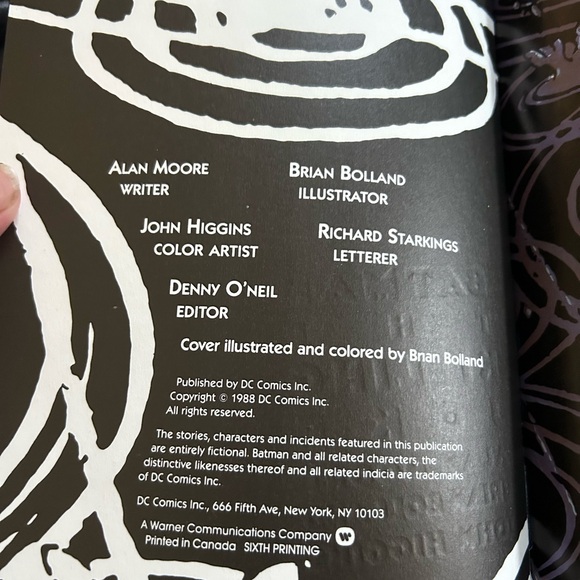 VINTAGE - BATMAN - The Killing Joke - 1988 - White Pages - Beautiful Graphics - Picture 4 of 6